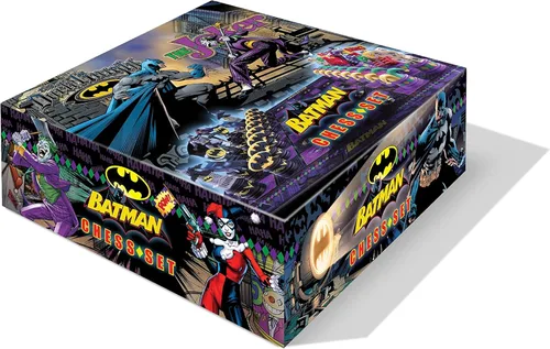 Vista 2 de The Noble Collection El juego de ajedrez de Batman (The Dark Knight vs The Joker)