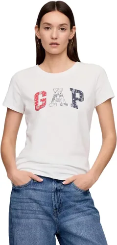 Vista 28 de Gap Camiseta clásica con logotipo para mujer Fresas Blancas