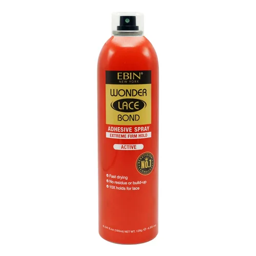 Vista 8 de Wonder Lace Bond - Aerosol Adhesivo - Activo 2.7 fl. oz. / 80 ml Secado Rápido, Sin Residues, Fórmula de Larga Duración con Protección de Bordes