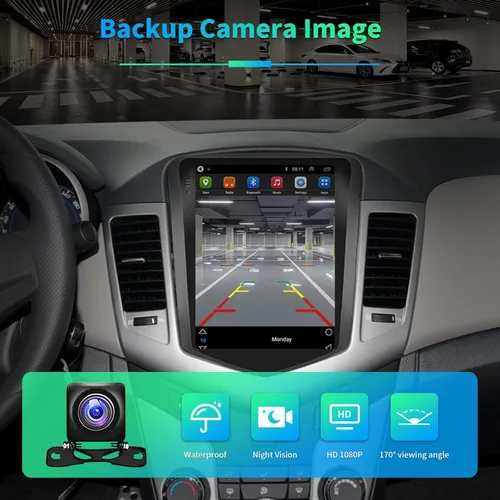 Vista 7 de 5G WiFi 4+32GB Radio de coche para Chevy Cruze actualización 2009 2010 2011 2012 2013 2014 2015 con inalámbrico Caplay Android Auto 10.4 pulgadas
