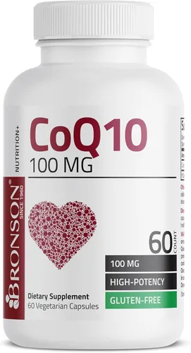 Vista 3 de Bronson CoQ10 100 MG Producción de Energía Celular de Alta Potencia, 60 Cápsulas Vegetarianas