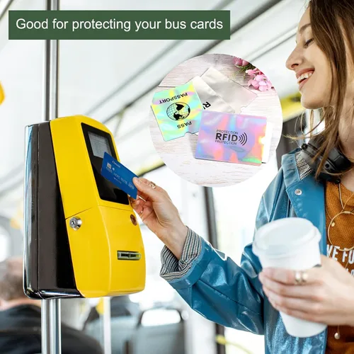 Vista 4 de YOKIVE 30 soportes para pasaporte RFID, fundas para tarjetas en blanco, resistentes a los arañazos, ideal para pasaporte, tarjeta de identificación