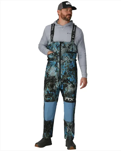 Vista 11 de FROGG TOGGS FTX Armor Premium - Baberos de pesca impermeables para hombre, color azul océano, talla S