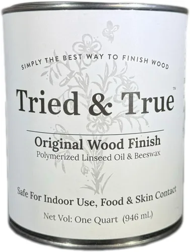 Vista 3 de Tried & True Acabado de madera original, 8 oz. - Mezcla de aceite de linaza y cera de abeja, ideal para toda carpintería, durabilidad duradera