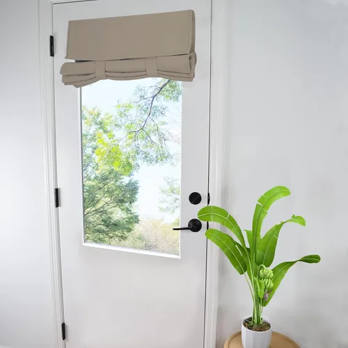 Vista 49 de WdFour Cortinas de puerta lateral para ventana de puerta, oscurecimiento de la habitación, cubierta de ventana de puerta de color sólido para puerta