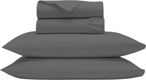 Vista 9 de Bluemoon Homes Sábanas de Algodón Egipcio de 1000 Hilos Tamaño Individual Paquete de 2 Juegos de Sábanas de 4 Piezas con Elástico Alrededor Sábana