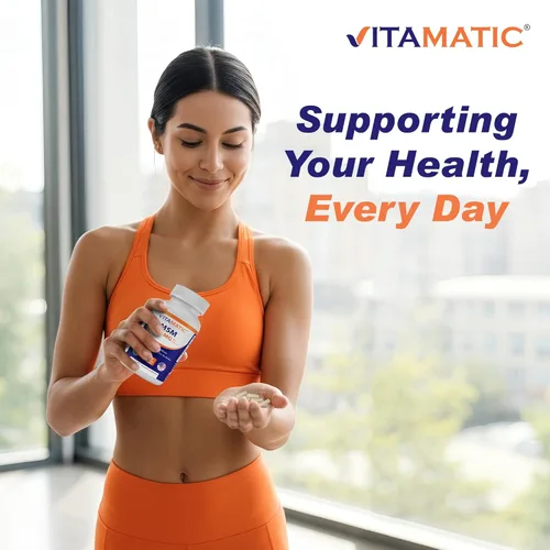 Vista 7 de Vitamatic MSM 2000 mg con vitamina C 75 mg por porción, 180 cápsulas vegetales, ayuda de vitamina C en un mejor absopritón de MSM