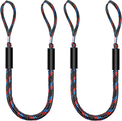 Botepon Líneas de muelle elástico para barco, líneas de amarre, regalos de navegación para hombres, accesorios de barco, accesorios de pontón,
