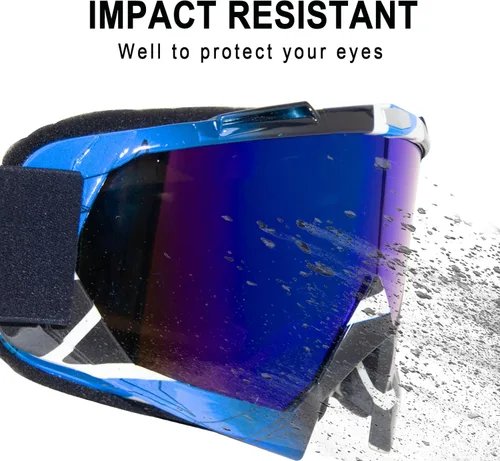 Vista 4 de Gafas de motocicleta Dirt Bike Gafas ATV Riding Four Wheeler Offroad Mx Racing Casco Gafas