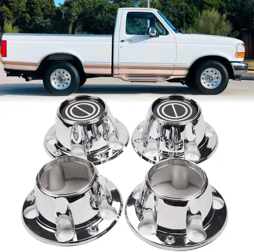 Vista 9 de GRAND ORANGE Juego de 4 tapas centrales de plástico ABS para Ford F150 Truck Bronco 1980-1996 / Van 1992-1996