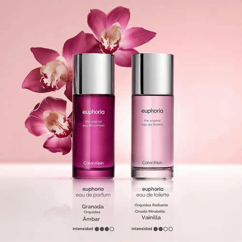 Vista 6 de Calvin Klein Euphoria Eau de Parfum – Women’s Perfume – Long Lasting Fragrance - New bottle design. Same iconic scent.