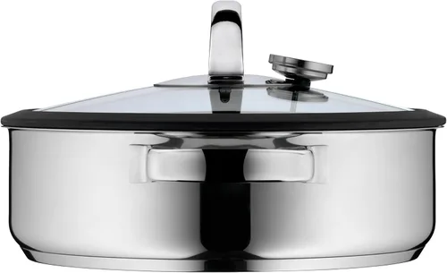 Vista 14 de WMF Olla de vapor, plata, 11.0 in