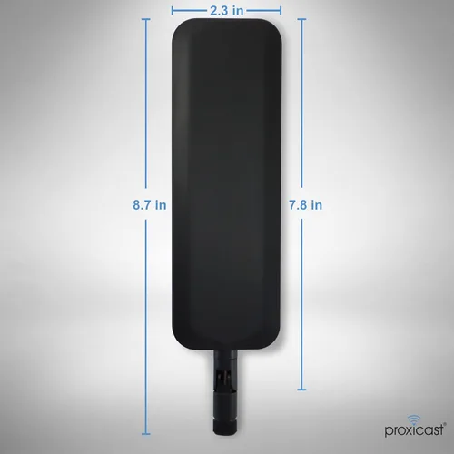 Vista 6 de Proxicast Dos antenas de paleta 4G/5G de 6 dBi + 2 bases magnéticas de grado profesional (ANT-120-008-SMA-BDL)