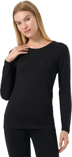 Vista 18 de Merino Protect 100% lana merino capa base mujer ropa interior térmica ligera suave manga larga camisa para senderismo esquí