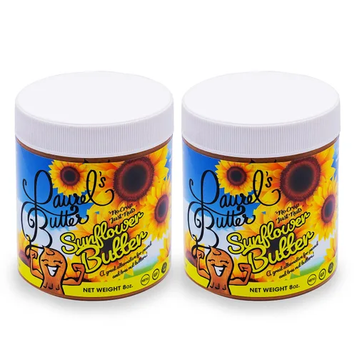 Vista 7 de Laurel's Butter - Alto en proteínas- Apto para dieta cetogénica - Sin azúcar + bajo en sodio - Vegano - Sin nueces (8 onzas) Paquete de 2