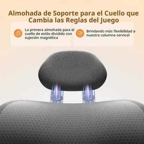 Vista 7 de Almohada Original Bones para el cuello Gris