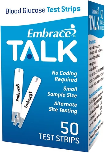 Vista 2 de Embrace Tira de prueba de glucosa en sangre 50ct