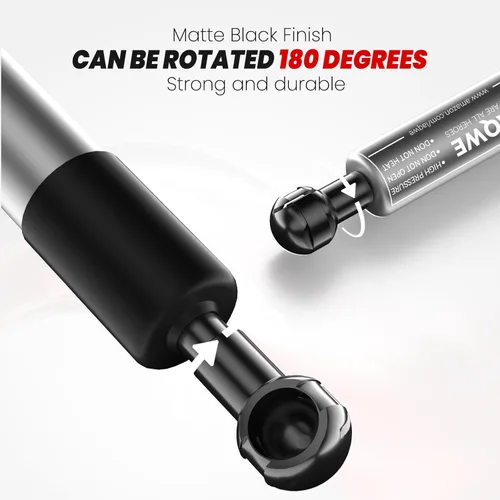 Vista 5 de IAQWE Amortiguador de asistencia para puerta trasera de camión 43301 compatible con Dodge Ram 1500 2009-2018, Ram 2500/3500 2010-2024, Ram 1500