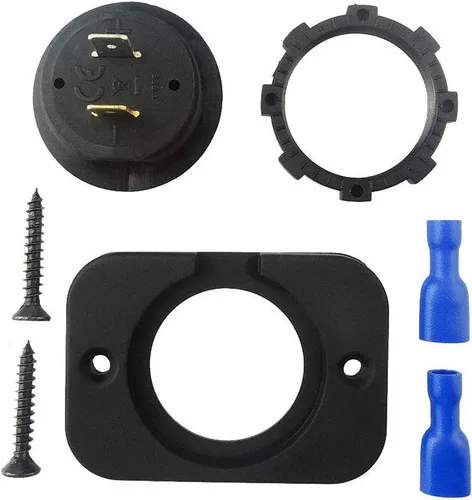 Vista 2 de ZYTC Voltímetro de pantalla LED digital universal Medidor de voltaje impermeable para DC 12V-24V Coche Motocicleta Auto Camión (azul)