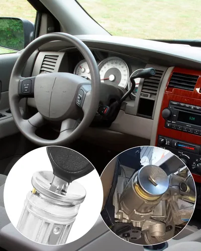 Vista 5 de Cilindro de bloqueo de encendido con 2 llaves para Dodge Ram 1500 2500 3500 2002-2008 Truck Chrysler Aspen 2007 Dakota 2001-2010 Durango 2001-2007