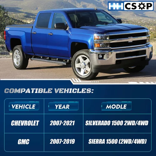 Vista 2 de HHCSOP Kit de bloque de elevación trasera de 3 pulgadas, compatible con Chevrolet Chevy Silverado 1500 2007-2021, GMC Sierra 1500 2007-2019, kit