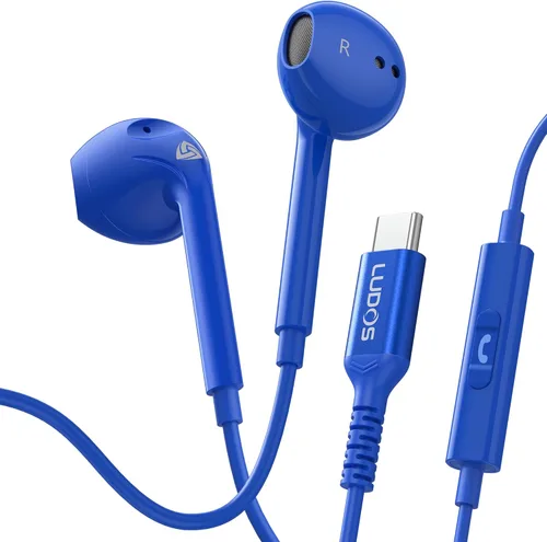 Vista 25 de LUDOS Zenith Wired Earbuds in-Ear Headphones, 5 Year Warranty, Earphones with Microphone, Corded for 3.5mm Jack Ear Buds for iPhone, Samsung