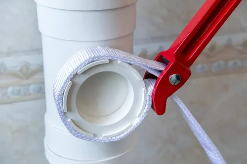 Vista 8 de Llave de correa multiusos de 12 pulgadas, llave de tubo ajustable, llave antideslizante, correa de nailon grueso de doble capa