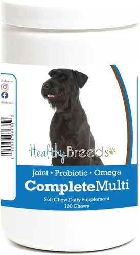Vista 37 de Healthy Breeds Boxer todo en uno multivitamínico suave masticable 120