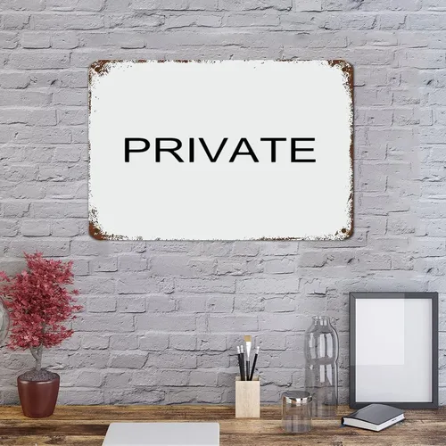 Vista 36 de Letrero de metal con texto en inglés «Dont Forget Your Phone Block» con refranes, decoración de pared motivacional para sala de estar, arte de pared