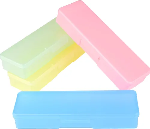 Vista 8 de Lokyango Caja personal de almacenamiento de plástico de 4 piezas para uñas, caja de almacenamiento de implementos de uñas, caja organizadora, caja