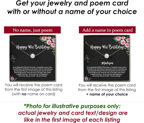 Vista 8 de Be Wished Personalized Sweet 16 Gift for Girls, Necklace with Meaningful Message
