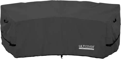 Vista 14 de ULTCOVER Funda impermeable para sofá de patio en forma de L y orientación derecha, para muebles modulares de 6 plazas, 110 pulgadas de ancho