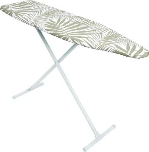 Vista 7 de Funda y almohadilla para tabla de planchar, 15 x 54 pulgadas, tamaño estándar, resistente, diseño de impresión de palma blanca