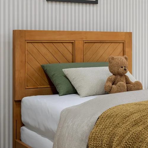 Vista 18 de AFI, Canyon - Cabecero rústico de madera maciza tamaño individual, madera de granero