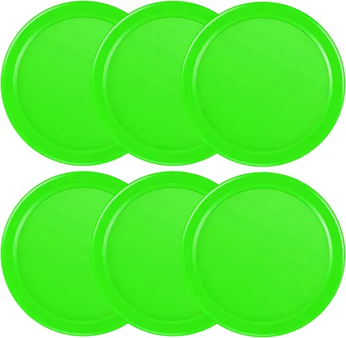 Vista 11 de Coopay 3 1/4 Inches Air Hockey Pucks 6 Pack Full Size Heavy Replacement Pucks for Game Tables Equipment Accessories
