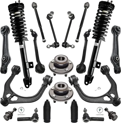 Vista 403 de Detroit Axle - Kit de cubos de rodamiento de rueda delantera de 6 piezas para Dodge Dart 2013-2016, Chrysler 200 2015-2017, 2 cojinetes de rueda