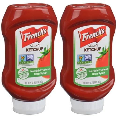 Vista 17 de French's Ketchup de tomate, 20 onzas (paquete de 12) – Un paquete de 12 botellas de ketchup de 20 onzas hechas con tomates de California para un