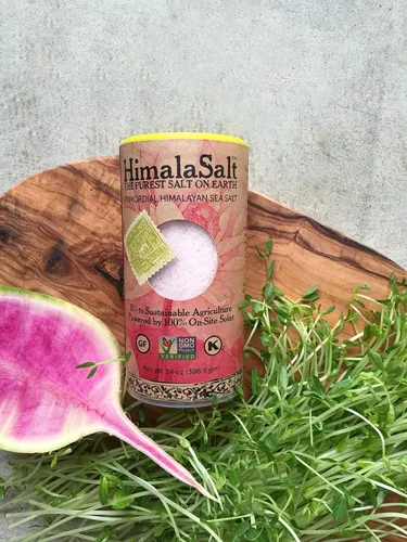Vista 5 de Himala Salt Primordial Himalayan Sea Salt, mezcladora de grano fino, 6 onzas