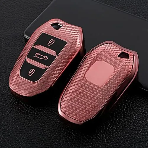 Soft TPU Car Key Case Cover Fob, for Peugeot 2008 3008 4008 5008 308 408 508 for Citroen C1 C2 C4 C4L C6 C3-XR Grand DS3 DS5