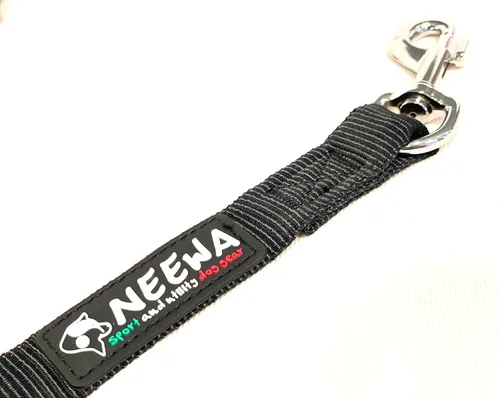 Vista 8 de Neewa Línea de remolcador de carreras con cuerda elástica (6.6 ft (6.5 pies) - 1 perro, negro)