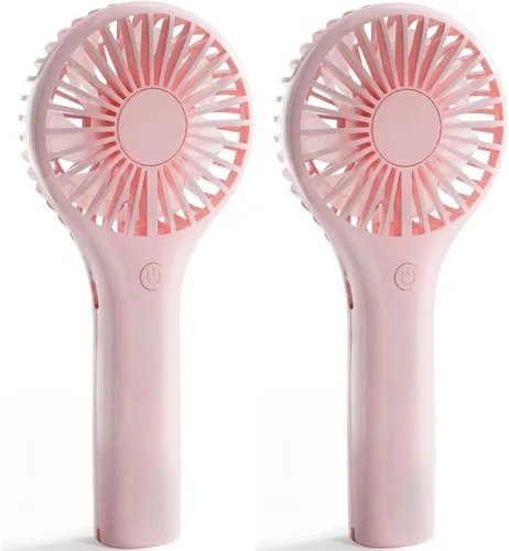 Edvision Mini ventilador portátil – Potente ventilador personal de mano con 3 velocidades, lindo y pequeño, recargable por USB para viajes,