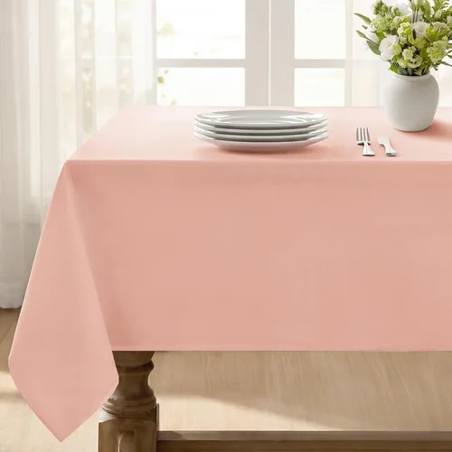 Vista 39 de Softalker Mantel Rectangular, Manteles Impermeables y Resistentes a las Manchas, Tela sin Arrugas, Lavable, Poliéster de 210GSM, Cubierta de Mesa