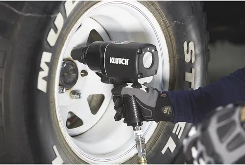 Vista 6 de Klutch Llave de impacto neumática: accionamiento de 3/4 pulgadas, 7 CFM, 1,500 pies.-Lbs. Torque