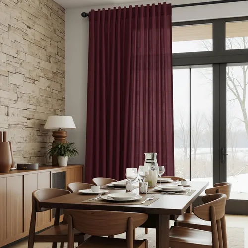 Vista 85 de Aersas Aqua Green Linen Curtains 84 Inches Long 2 Panels Set Back Tab Rod Pocket Living Room Curtain Farmhouse Rustic Light Filtering Hook Drapes