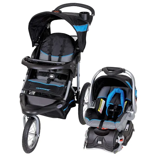 Baby Trend Sistema de viaje Expedition® Jogger con asiento infantil para automóvil EZ Flex-Loc®, Azul Milenio
