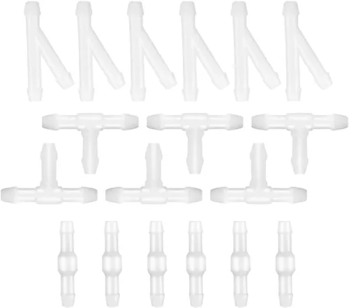 Vista 11 de AUCELI Juego de 17 piezas de kit de manguera limpiaparabrisas, 12 conectores de manguera, manguera de líquido limpiaparabrisas de 5M, 2 boquillas