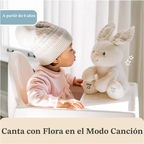 Vista 5 de GUND Baby Animated Flappy The Elephant Plush, Singing Stuffed Animal Baby Toy for Ages 0 and Up