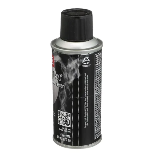 Vista 4 de CRC prueba de humo marca Liquid Smoke, lata pulverizadora de 2.5 oz, transparente