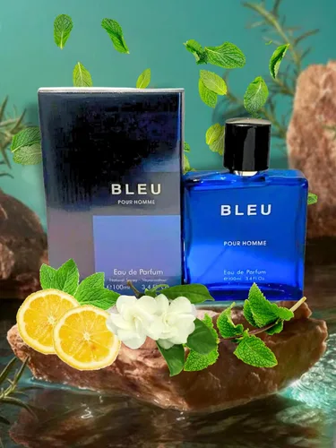 Vista 2 de VERTIR HOMME BLEU BLUE EAU DE PARFUM 3.4 FL. Oz. Fragancia aromática amaderada para hombre.