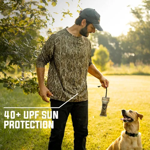 Vista 6 de Mossy Oak mens Camo Hunting Shirts for Men Long Sleeve